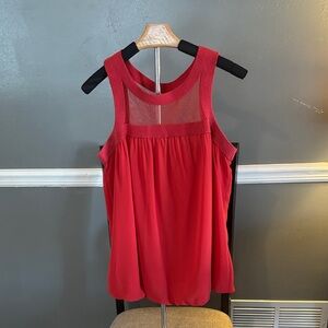 Max Studio Vibrant Red Tank Top
